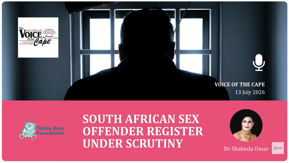 DISCUSSION ON SOUTH AFRICA’S SEX OFFENDER REGISTER